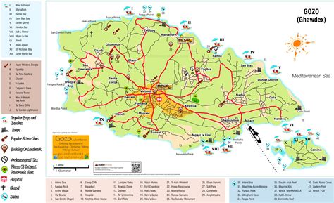 gozo tourist map.